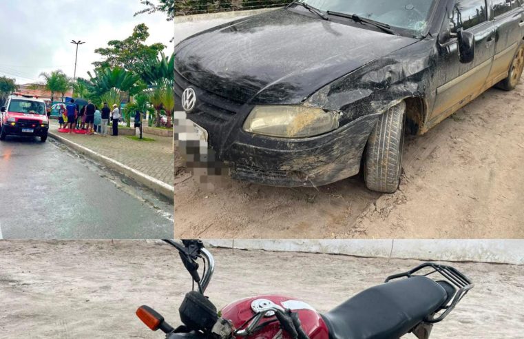Três motociclistas ficam feridos em sequência de acidentes em Conceição do Coité; um deles caiu a caminho de ver amigo envolvido em colisão