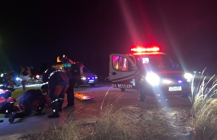 Colisão traseira entre motos deixa homem com fratura grave na BA-120, entre Conceição do Coité e Retirolândia