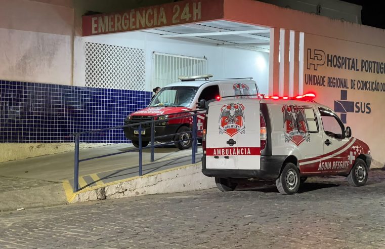 Homem fica ferido e com suspeita de TCE após acidente de moto na zona rural de Conceição do Coité