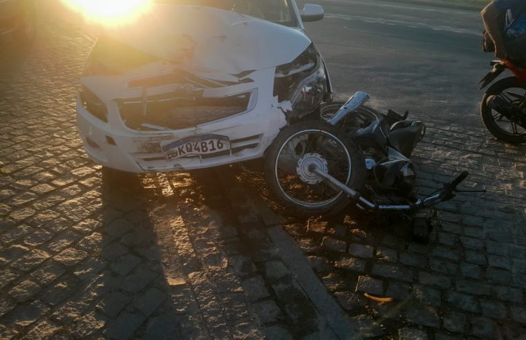 Colisões entre carro e moto em intervalo de 20 minutos deixam homem com fratura, outro com fratura exposta e terceiro com ferimentos em Conceição do Coité