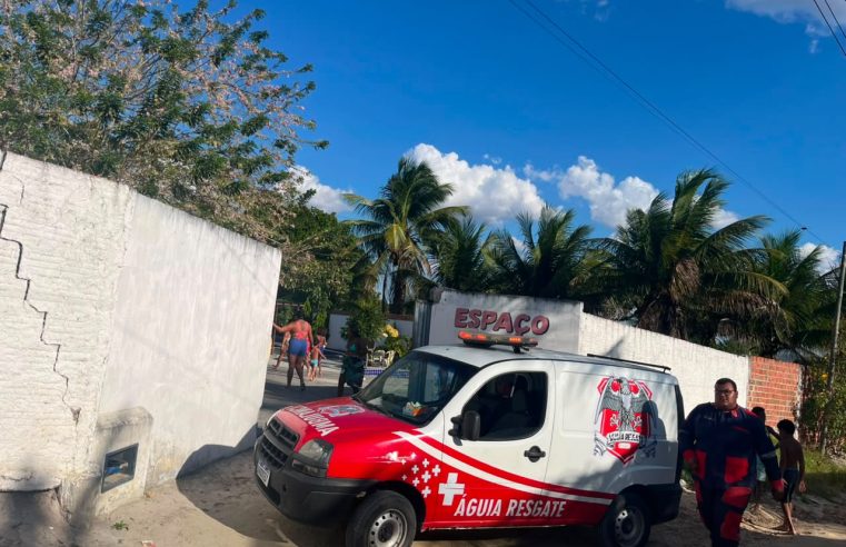 Homem é socorrido após se afogar em piscina de chácara na zona rural de em Conceição do Coité