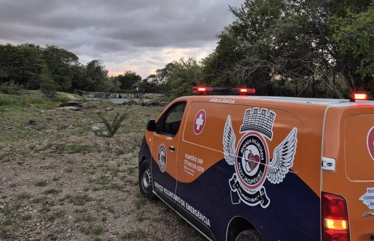 Homem morre afogado no Rio Sacraiú, em Riachão do Jacuípe; vítima era natural de Feira de Santana