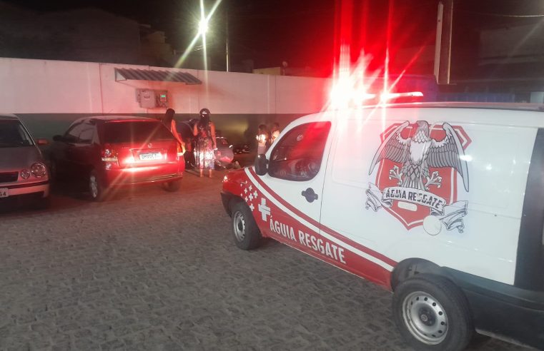 Colisão entre carro e motocicleta deixa mototaxista ferido na BA-409, em Conceição do Coité