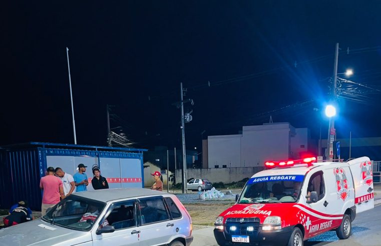 Homem fica ferido após passar mal e sofrer acidente de moto em avenida de Conceição do Coité