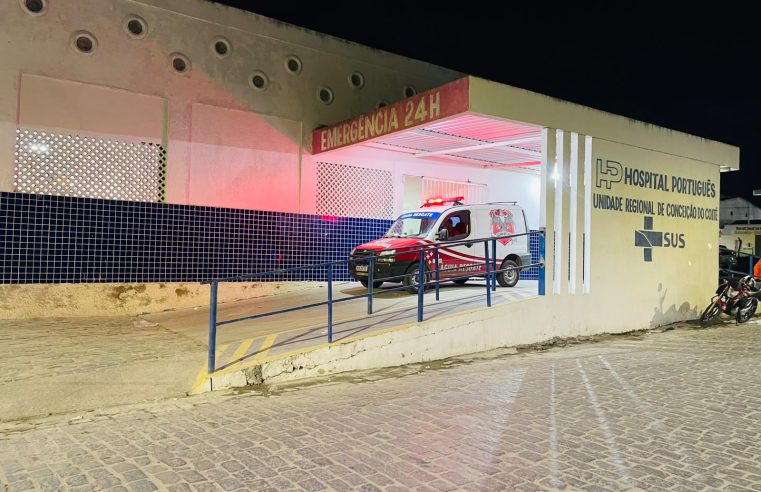 Duas mulheres ficam feridas em acidentes distintos com motocicletas na noite desta sexta em Conceição do Coité